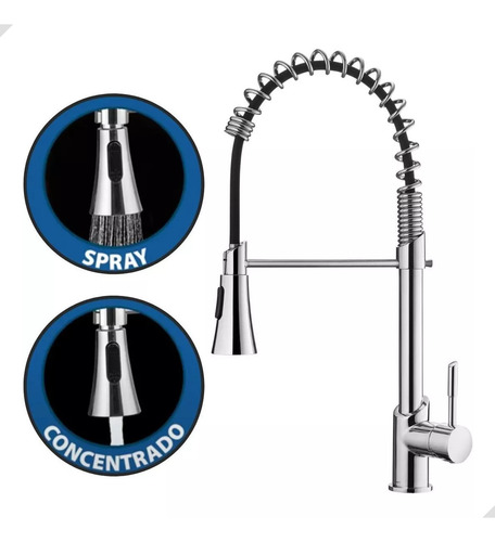 Torneira De Cozinha Lorenzetti Monocomando Loren Kitchen