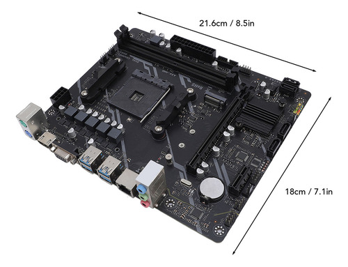 Placa Madre B450 Ddr4 De 2 Canales M.2 Pci E X16 De Alta Vel