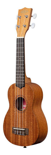 Ukulele Kala Satin Mahogany Ka-15 Soprano - Ka-15s Cor Marrom