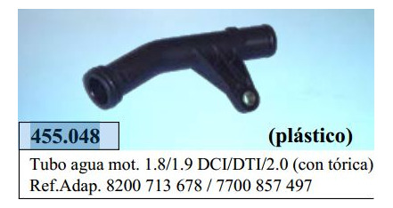 Caño Plastico Renault Clio Kangoo Megane Laguna Motor K4m K7