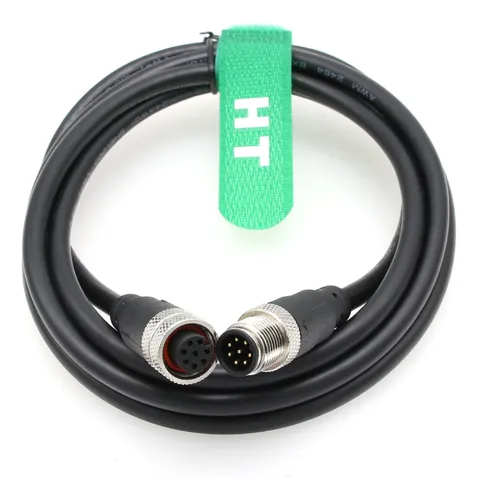 Hangton M12 A Codificado 8 Pin Hembra A 8 Pin Macho Cable Pa