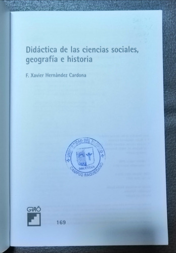 Didactica De Las Ciencias Sociales, Geografia E Historia