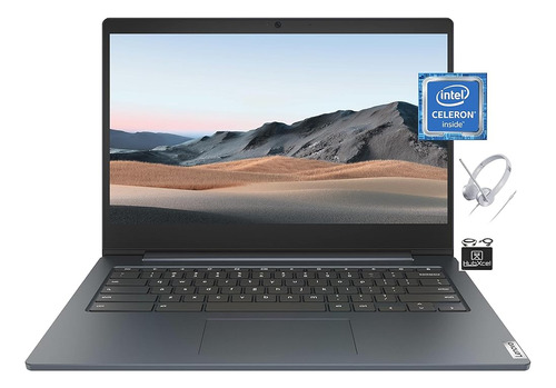 Lenovo 2022 Flagship Chromebook 14'' Thin Light Laptop Compu