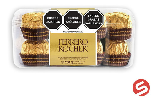 Chocolate Premium Rocher 16 Pzs