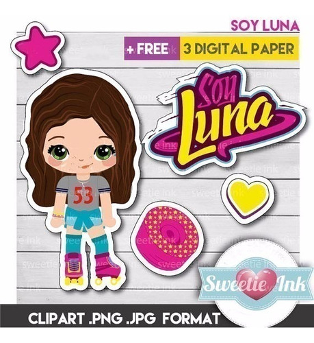 Kit Imprimible Soy Luna 13 Png/jpg Y 3 Fondos Ver Promo