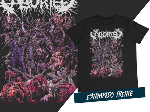 Camiseta Brutal Death Metal Deathgrind Aborted C19