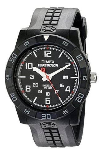 Reloj Timex T49831 Expedition Rugged Analog Black Resin Corr