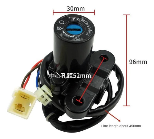 Interruptor De Encendido Para Mt03 06-12 Yzf R6 R1 Xj6 Fj09