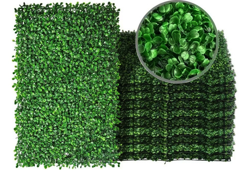 Jardin Artificial Vertical Pasto Muro Verde 60x40 Cm X 10uds