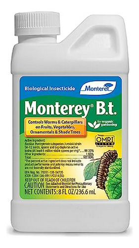 Concentrado Insecticida B.t. Monterey 8oz.