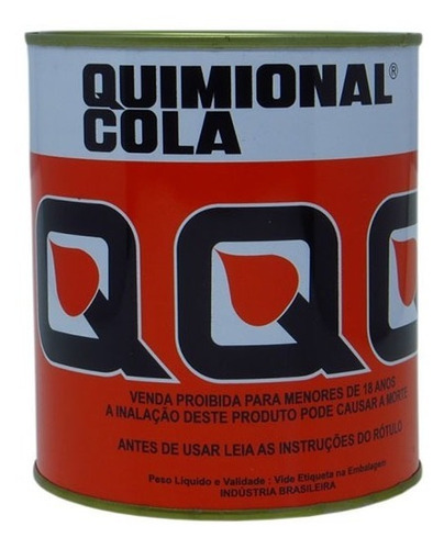 Cola Contato Adesivo Quimional P/ Isopor Lata ¼ - 0,700 G