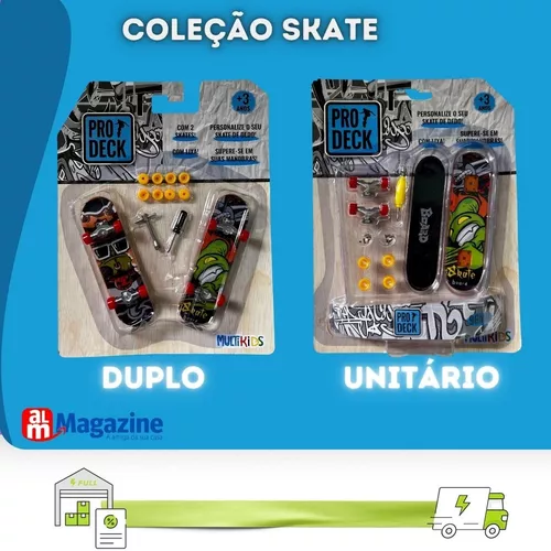 Pista Skate Park com 2 Skates de Dedo Prodeck Multikids - BR1801