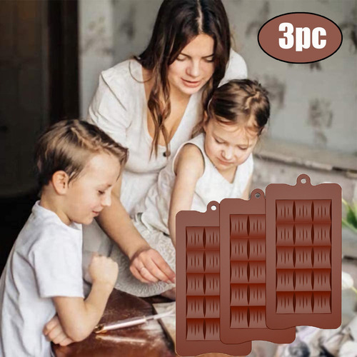 3 Piezas De Chocolate Para Hornear Tartas, Chocolate Casero