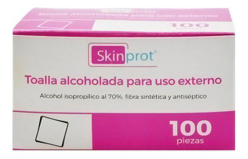 Skinprot Toallitas Desinfectantes Uso Externo 100 Pzas