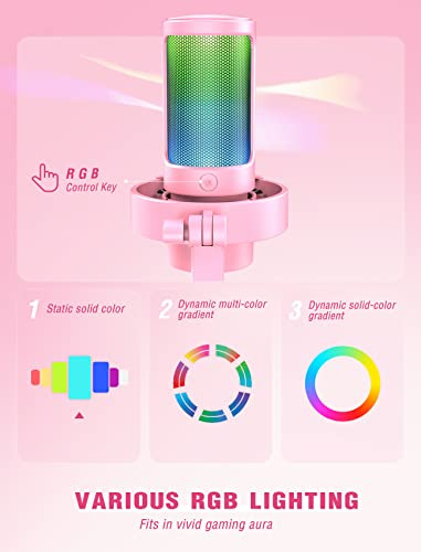 Micrófono Usb Para Juegos Fifine, Condensador Para Pc, Escri