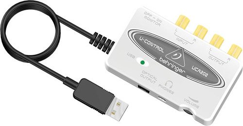 Interfaz De Audio Behringer Uca202 Usb 2entradas-salidas