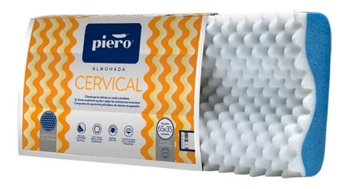 Combo 2 Almohadas Piero Cervical De Espuma - Mejora Postura
