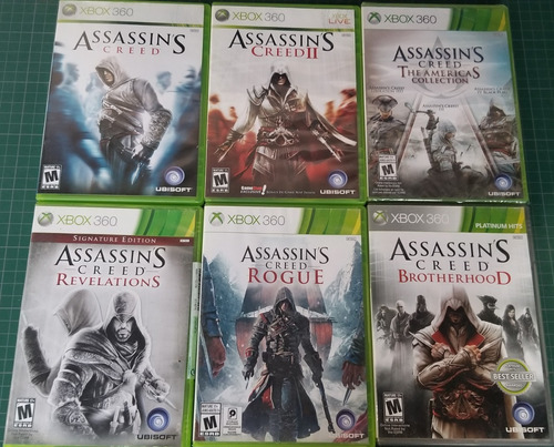 Assasin Creed Coleccion Para Xbox 360 Formato Fisico 8juegos