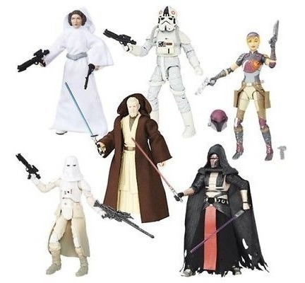 Star Wars Black Series Wave 9 Darth Revan Sabine Kenobi Leia (Usado)