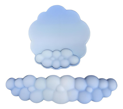 Alfombrilla De Ratón Con Forma De Nube Y Reposamuñecas