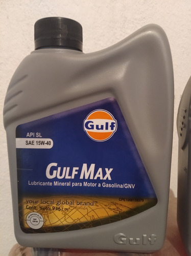 Aceite 15w40 Mineral Gulf Oferta!!! Ventas Por Cajas X12 Lts