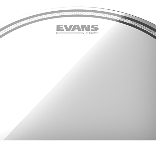 Set Parches Evans Ec2 Clear Doble Capa Etpec2clrf 10 12 14