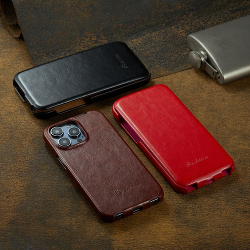 New Funda De Cuero Con Apertura Superior E Inferior For