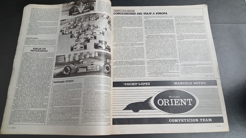 Revista Corsa 1042 Lámina Traverso Año 1986 Senna 25/6 (Usado)