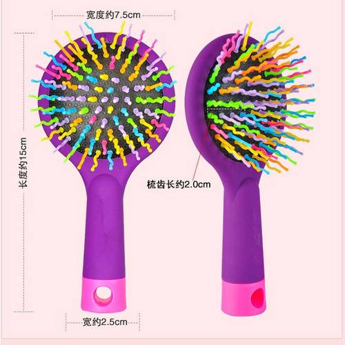 3pcs Antiestático Cuidado Del Cabello Caliente Peine Rizos C