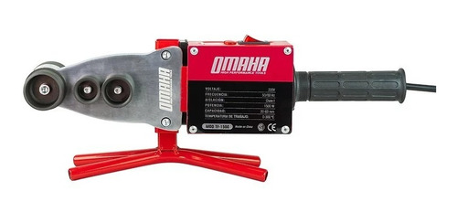 Imagen 2 de 6 de Termofusora Agua Gas 1500w + 6 Boquillas + Tijera Maletin Omaha Tf-1500
