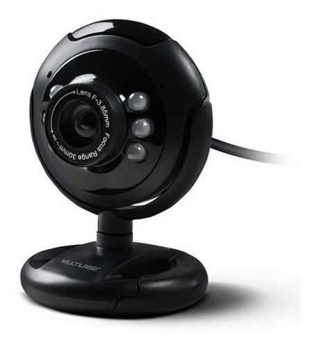 Webcam Multilaser Com Microfone Usb 16mp Com Garantia E Nfe