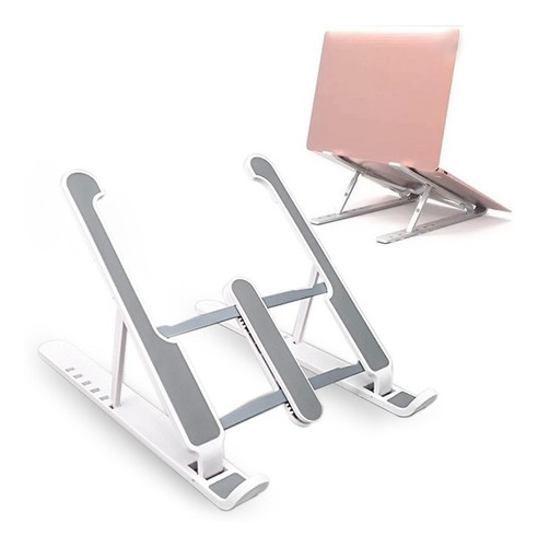 Imagen 1 de 3 de Soporte Base Notebook Tablet Plegable Escritorio