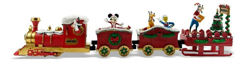 Tren Navideño Disney Decorativo Con Luz Led Y Sonidos