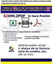 Comprar Generador Masivo Pdfs Desde Xml(cfdi) Exporta A Excel
