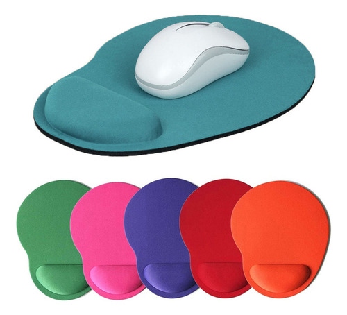 Alfombrilla De Ratón Ergonómica De Mesa De Color Sólido Con