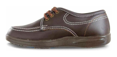 Imagen 4 de 6 de Zapatos Colegiales Bachiller Café Unisex Croydon