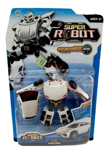 Auto Transformers Super Robot Articulado New 3966 Bigshop