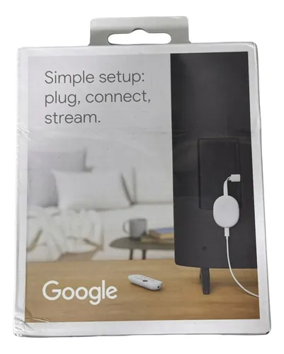 Google Chromecast 4a Geração Full Hd Bluetooth Original C/nf