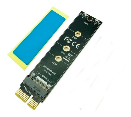 Adaptador Pci Express 3.0 X1 Slot A Ssd M.2 Nvme Pm961