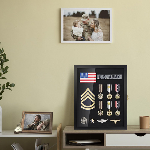 Vitrina Premium Para Pines Y Medallas 28 X 35 Cm