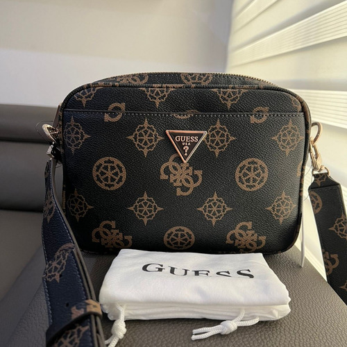 Bolsa Guess Crossbody Estilo Cámara 100% Original Nueva
