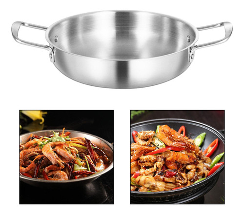 Olla Coreana Para Ramen Para Mariscos, Sartén Gruesa De 24 C