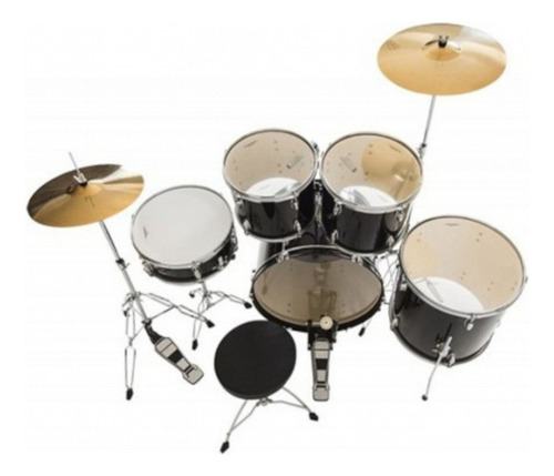 Bateria Acustica Vogga Vpd 924 22 Com Banco Vinho