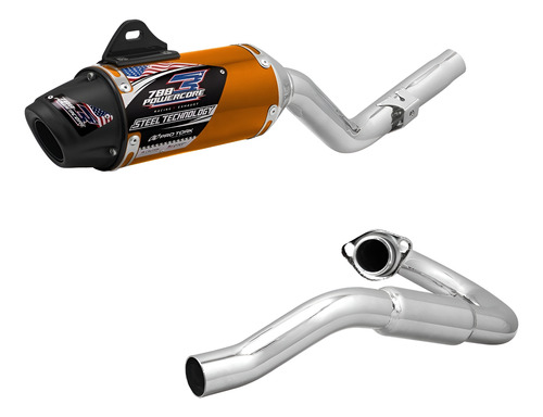 Escape Motocicleta Powercore 3 Xr 200 Xr 250 Tornado Com Nfe