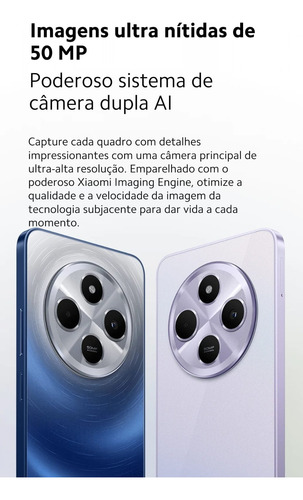 Xiaomi Redimi 14c 256gb 8gb Ram Versão Global Lancamento Azul