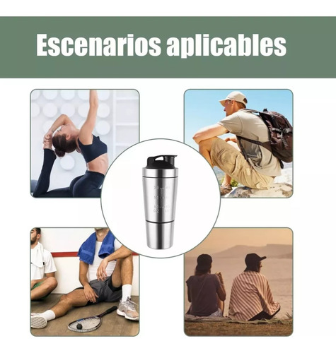Shaker Proteina Vaso Shaker Acero Inoxidable Shaker Gym