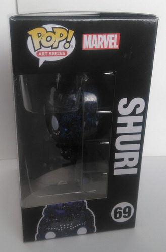 Funko Pop Lote Black Panther Art Series Shuri #69, Nakia #68 (Usado)