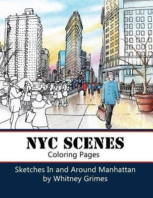 Libro Nyc Scenes Coloring Pages : Sketches In And Around ...
