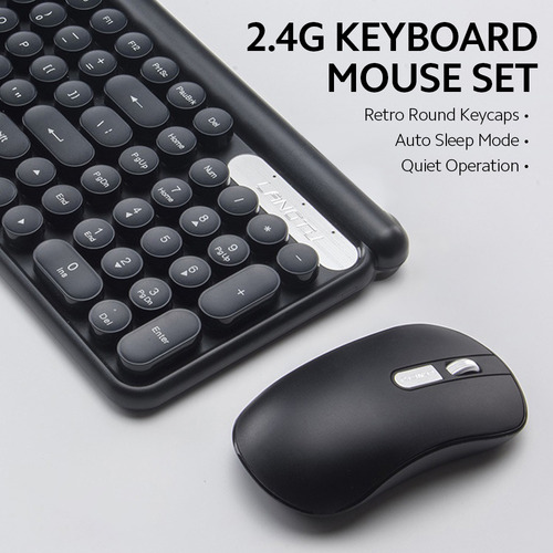 Conjunto De Teclado Ergonômico Sem Fio E Mouse Com .