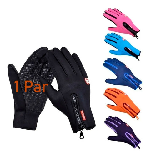 Guantes Touch Para Celular Impermeables Termicos Motocicleta